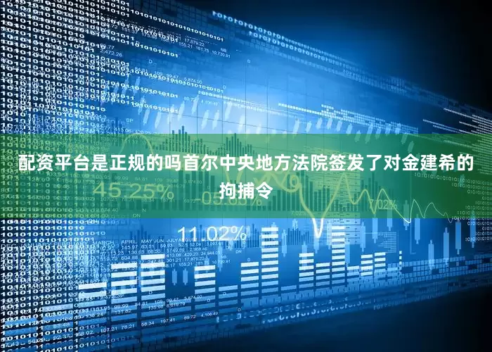 配资平台是正规的吗首尔中央地方法院签发了对金建希的拘捕令